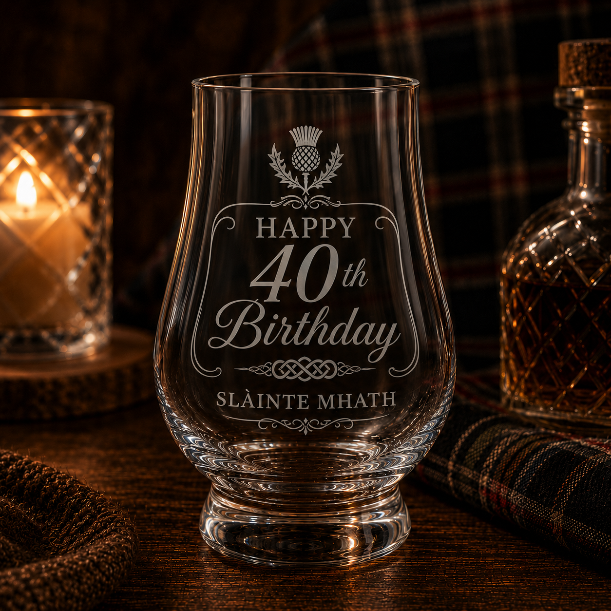 Personalised Birthday Whisky Tasting Glass